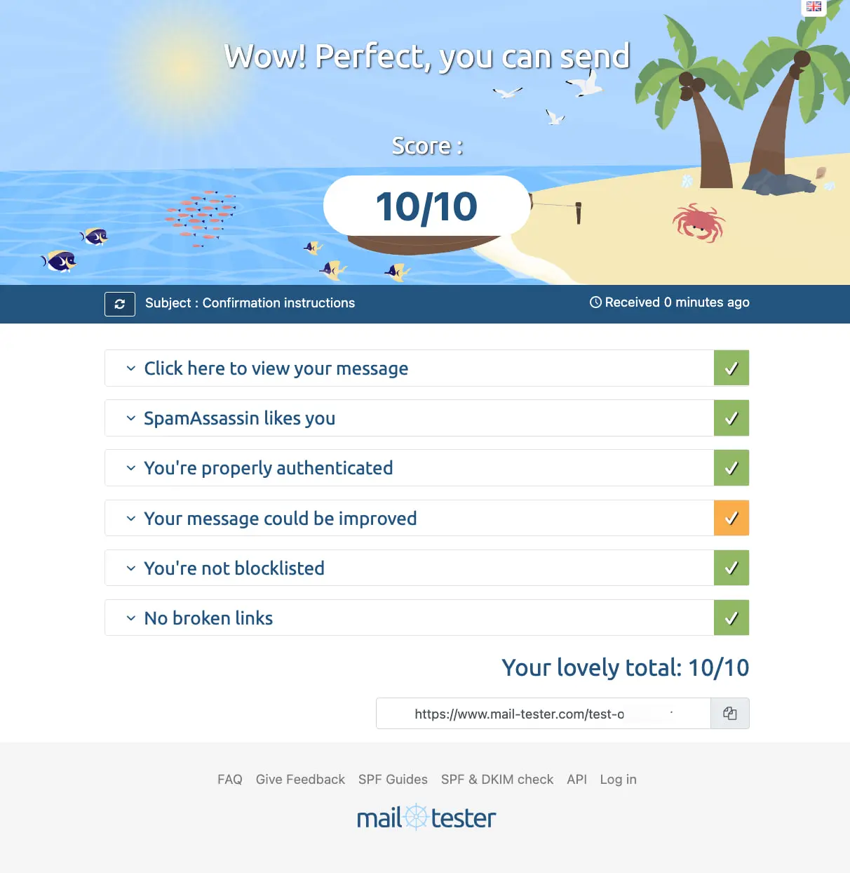 RailsFast perfect email delivery screenshot