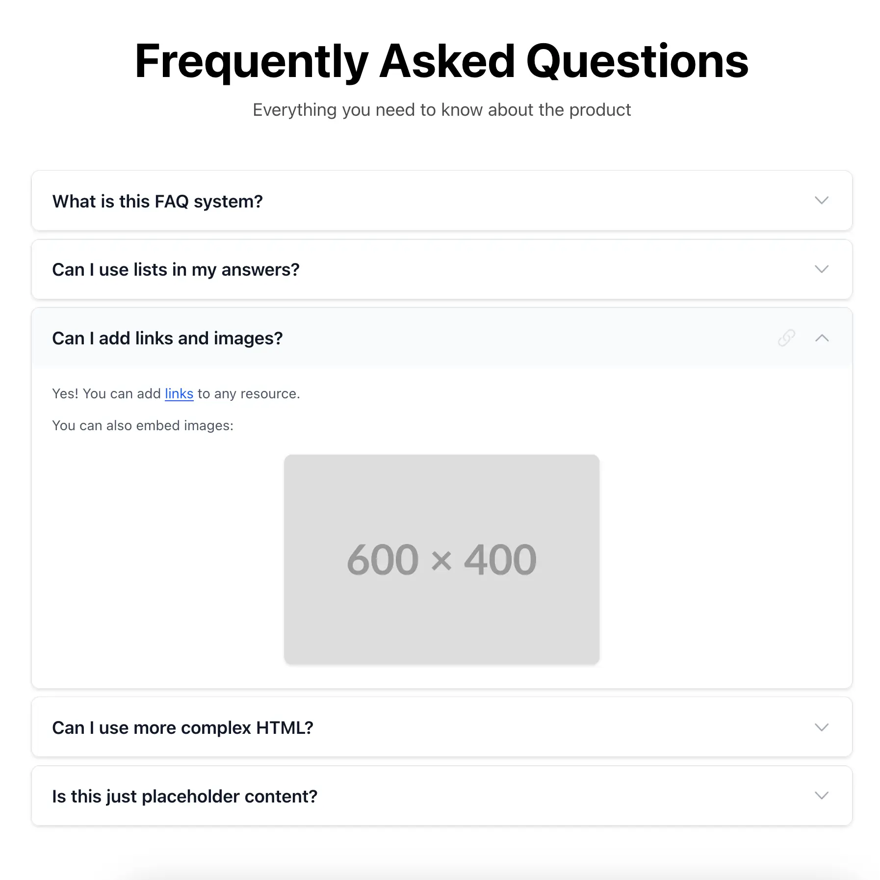 RailsFast UI - FAQ Frequently Asked Questions component